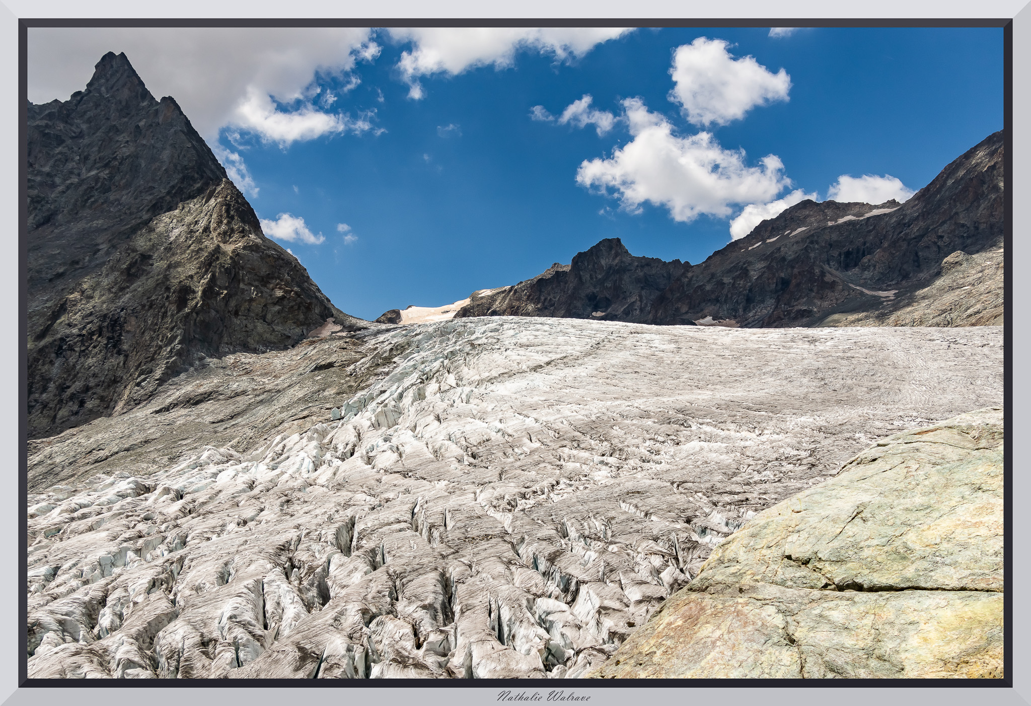 Sur le chemin vers le glacier blanc